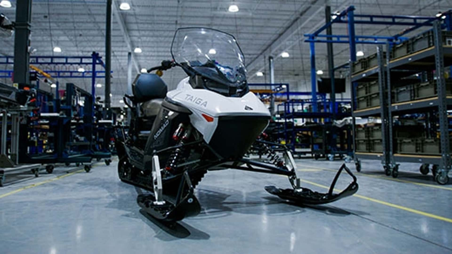 Taiga’s All-Electric Nomad Snowmobile Is Now Available Internationally